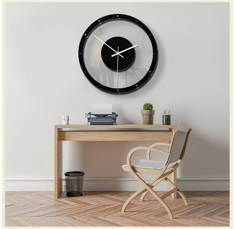 Modern Nordic Minimalist Wall Clock for Living Room Decor
