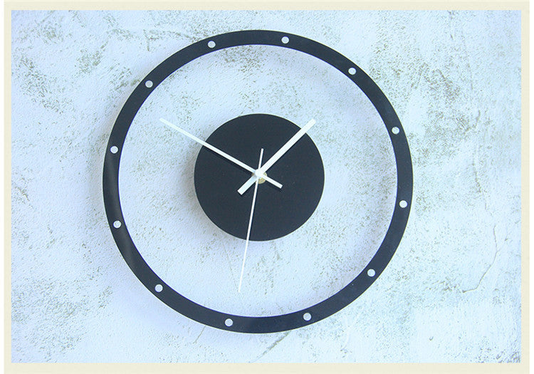 Modern Nordic Minimalist Wall Clock for Living Room Decor