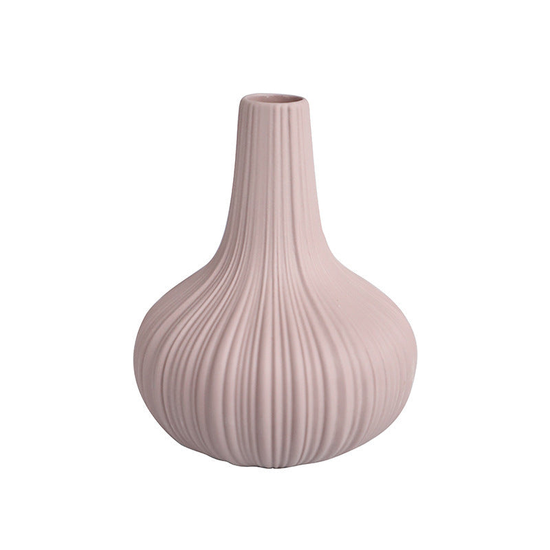Modern Mini Ceramic Vase for Dining Table & Minimalist Home Decor