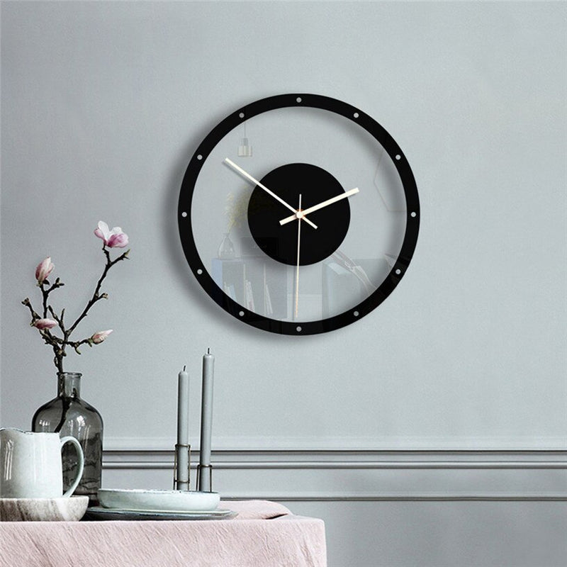 Modern Nordic Minimalist Wall Clock for Living Room Decor