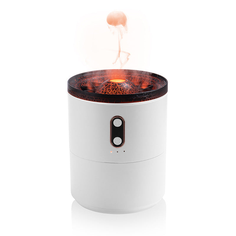 Volcano Flame Essential Oil Diffuser Humidifier with Night Light