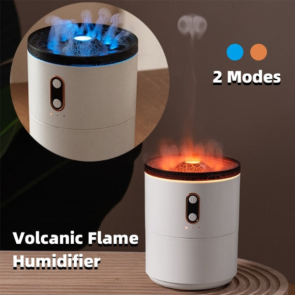 Volcano Flame Essential Oil Diffuser Humidifier with Night Light