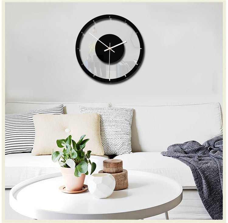 Modern Nordic Minimalist Wall Clock for Living Room Decor